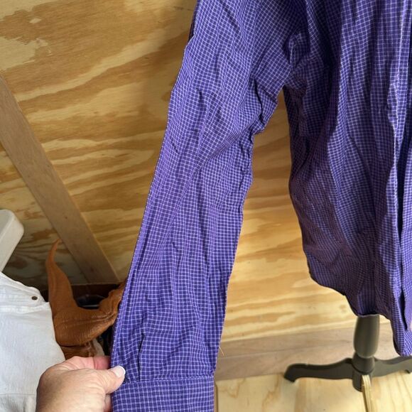 Cutter & Buck Purple LSU Button-Up Shirt - Picture 3 of 5